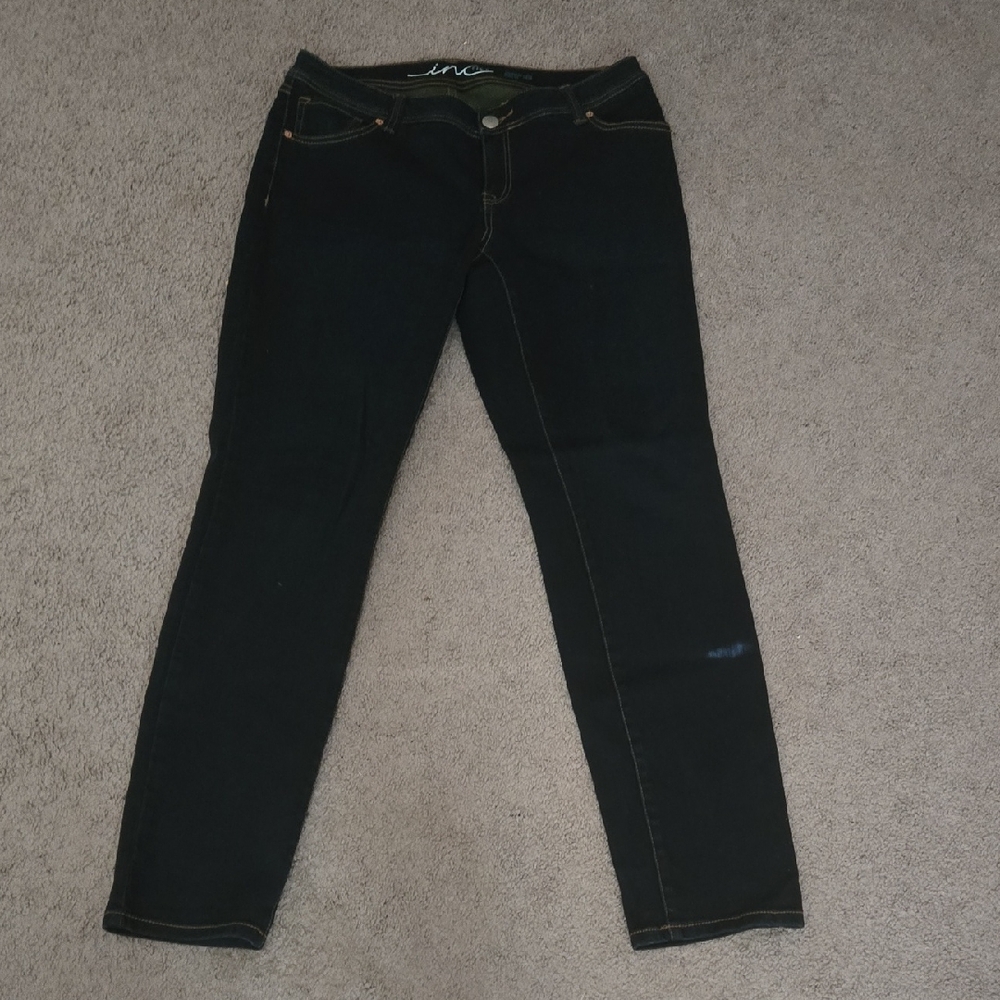 INC International Concepts Women's Dark Skinny Jeans